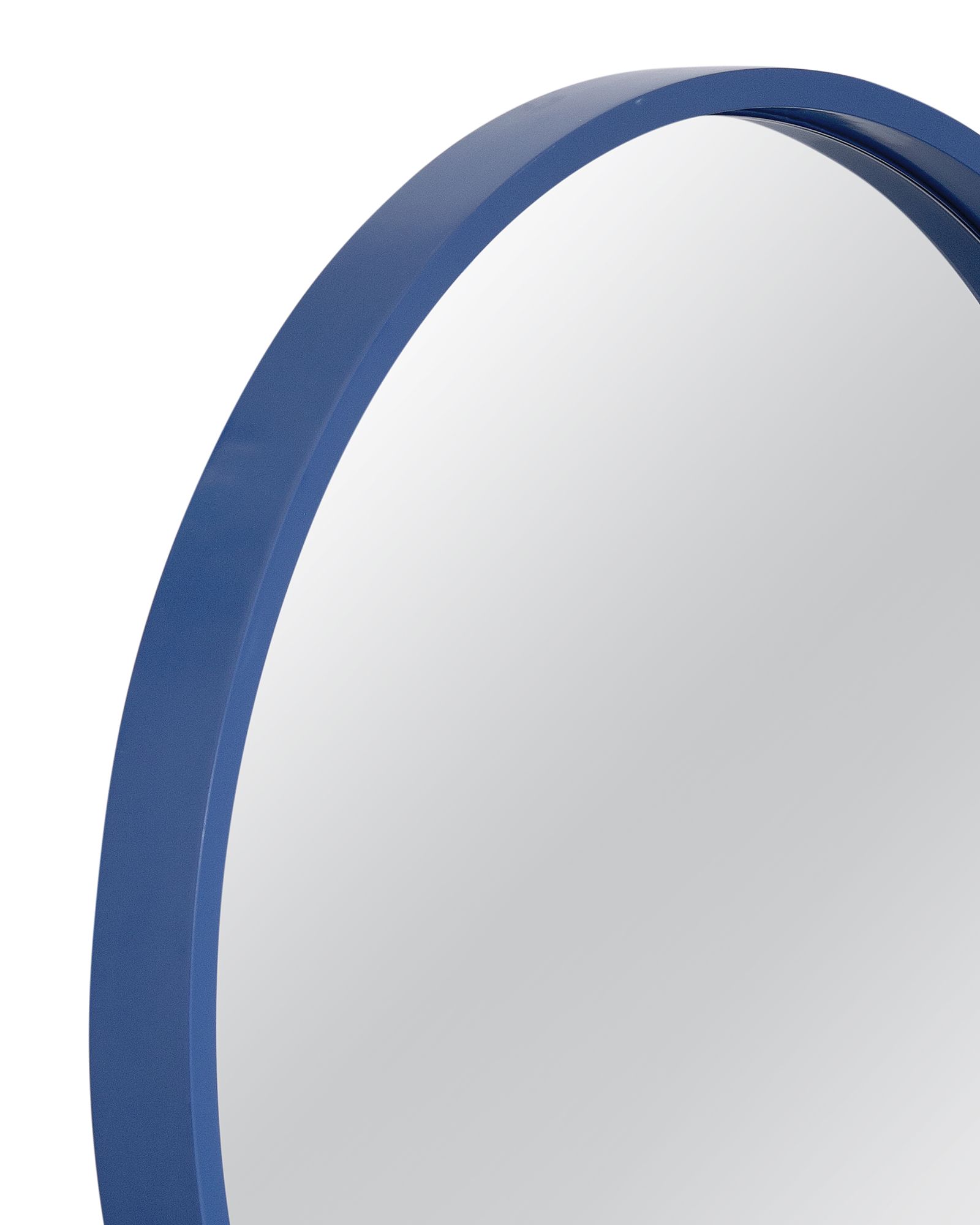 Image 3 Lyra 36"W x 36"H Navy Blue Wall Mirror more views