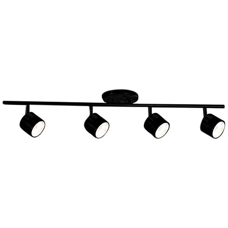 Image 1 Lyra 4-Light Black LED Track Fixture