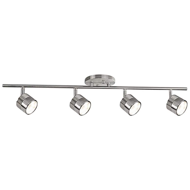 Image 1 Lyra 4-Light Brushed Nickel LED Track Fixture