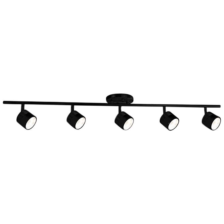 Image 1 Lyra 5-Light Black LED Track Fixture