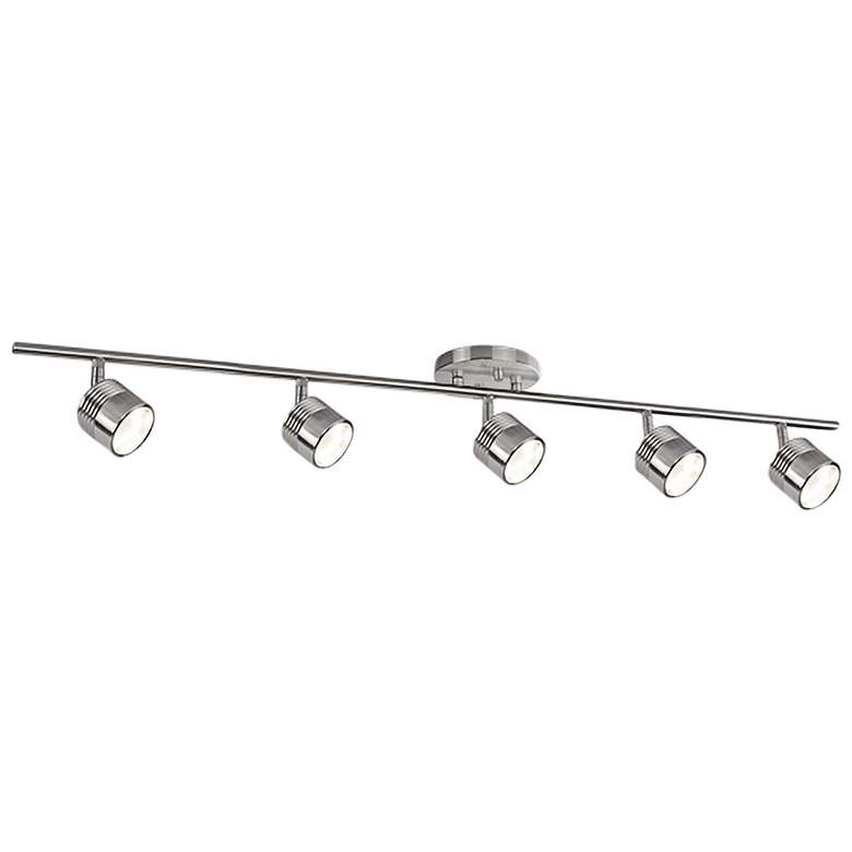 Image 1 Lyra 5-Light Brushed Nickel LED Track Fixture