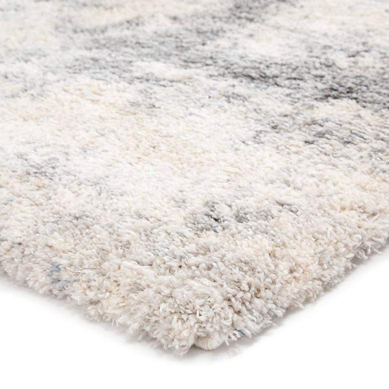 Image 2 Lyra Serenade LYR04 5'3"x7'7" Ivory Light Gray Shag Area more views