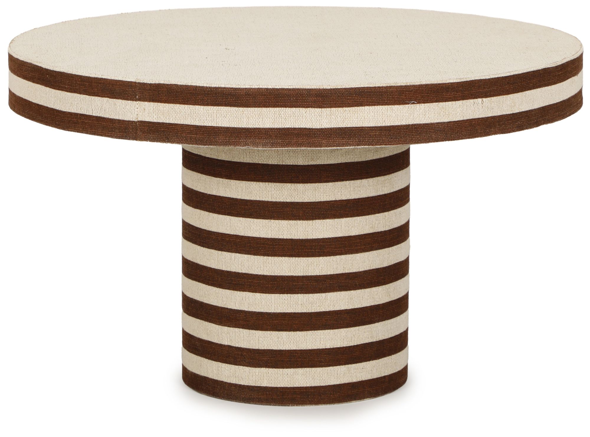 Image 2 Lyra Striped Cotton Jute Designer Coffee Table more views
