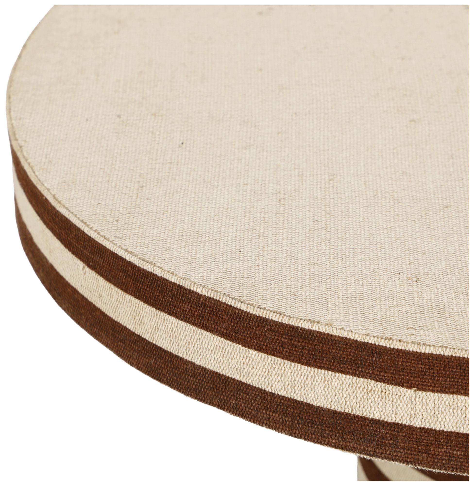 Image 5 Lyra Striped Cotton Jute Designer Coffee Table more views