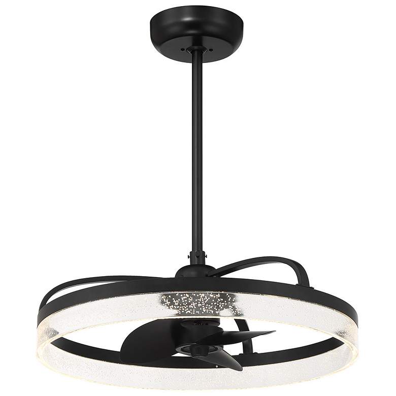 Image 5 Lyria LED Fan D'Lier in Matte Black more views