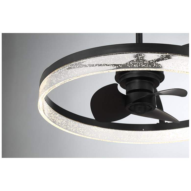 Image 6 Lyria LED Fan D'Lier in Matte Black more views