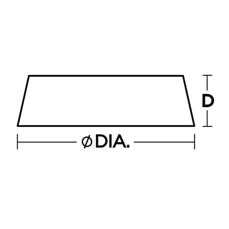 Image 7 Lyric 14" Wide Black and Gold 2-Light Ceiling Light more views