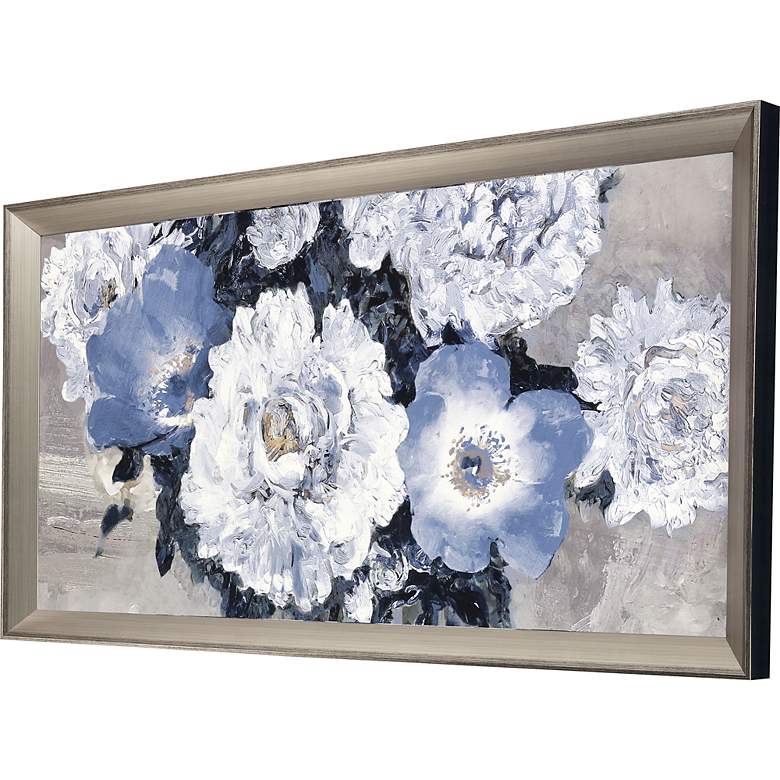 Image 3 Lyrical Floral Flare 52" High Framed Giclee Wall Art more views