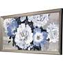 Lyrical Floral Flare 52" High Framed Giclee Wall Art