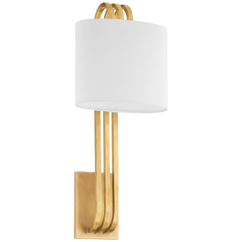 Image 1 Lysandra Vintage Brass 1 Light Sconce