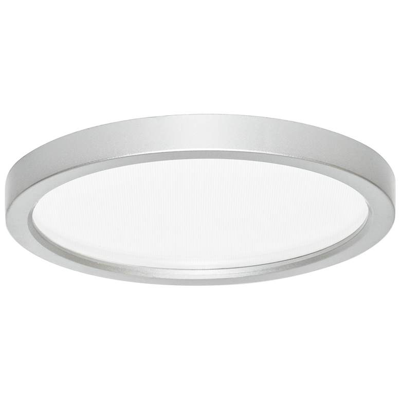 Image 1 M/a 7-in W Nickel LED Flush Mount Light