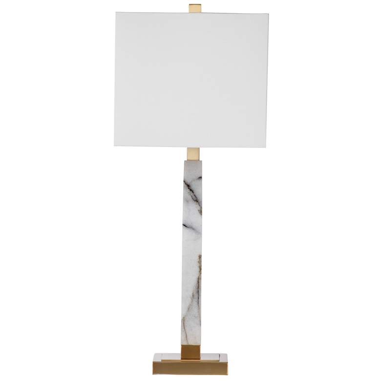 Image 1 Mabelle 29" Modern Styled White Table Lamp