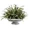 Mabry Green Fern 27"W Faux Plants in Oversized Concrete Urn