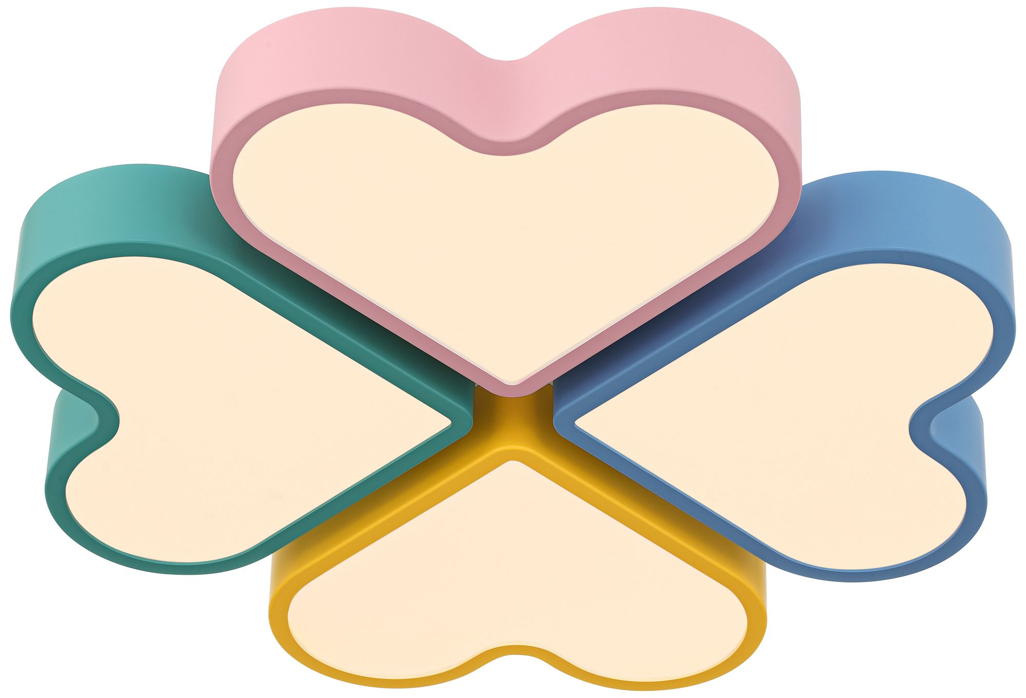 Image 2 Macaron Heart 20 3/4" Wide Pastel Colors LED Ceiling Light