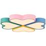 6_Macaron Heart 20 3/4" Wide Pastel Colors LED Ceiling Light more views