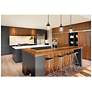 2_Macauley 1-Light Mini-Pendant in Vintage Black with Warm Brass more views