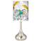 Macaw Jungle Giclee Droplet Table Lamp
