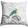 Macaw Jungle I 18" Square Throw Pillow