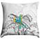 Macaw Jungle II 18" Square Throw Pillow