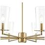 3_Maccan 38.75" Wide 8-Light Chandelier in Vintage Brass more views