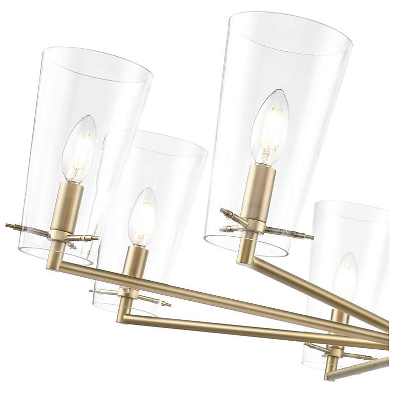 Image 5 Maccan 38.75" Wide 8-Light Chandelier in Vintage Brass more views