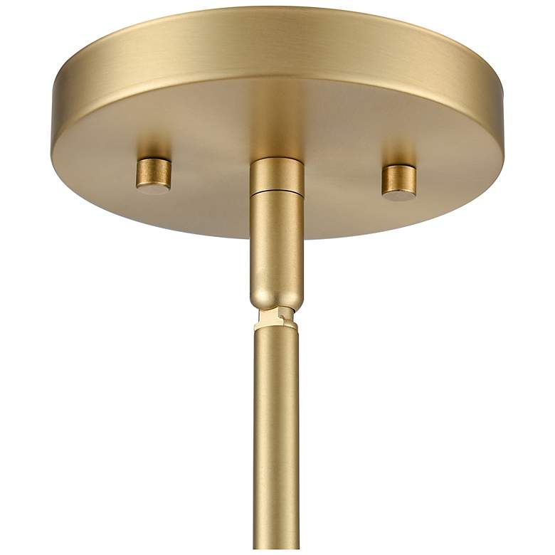 Image 6 Maccan 5" Wide 1-Light Pendant in Vintage Brass more views