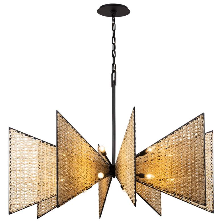 Image 1 Machina 16-Lt Chandelier - Matte Black/Sulihiya