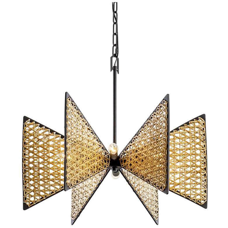 Image 4 Machina 6-Lt Chandelier - Matte Black/Sulihiya more views