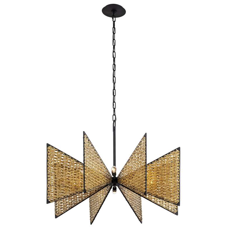 Image 4 Machina 8-Lt Chandelier - Matte Black/Sulihiya more views