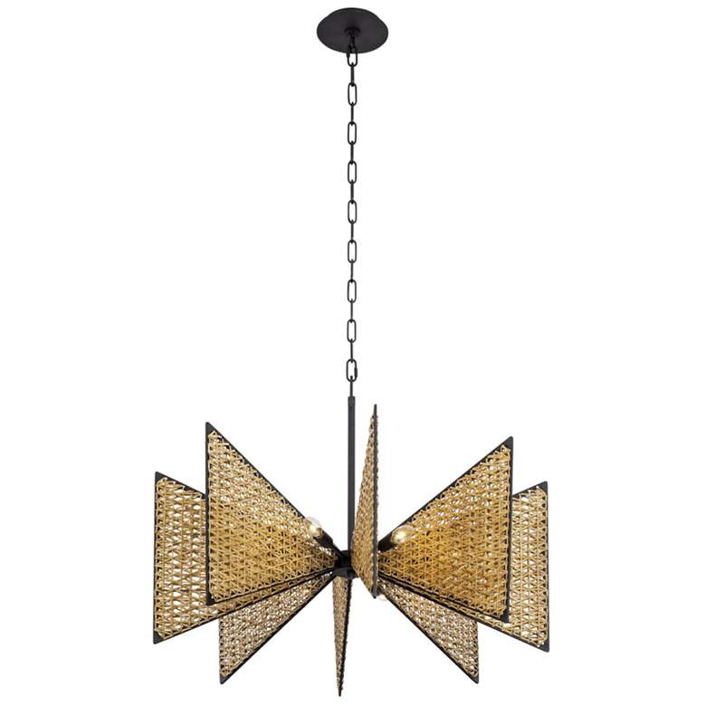 Image 5 Machina 8-Lt Chandelier - Matte Black/Sulihiya more views