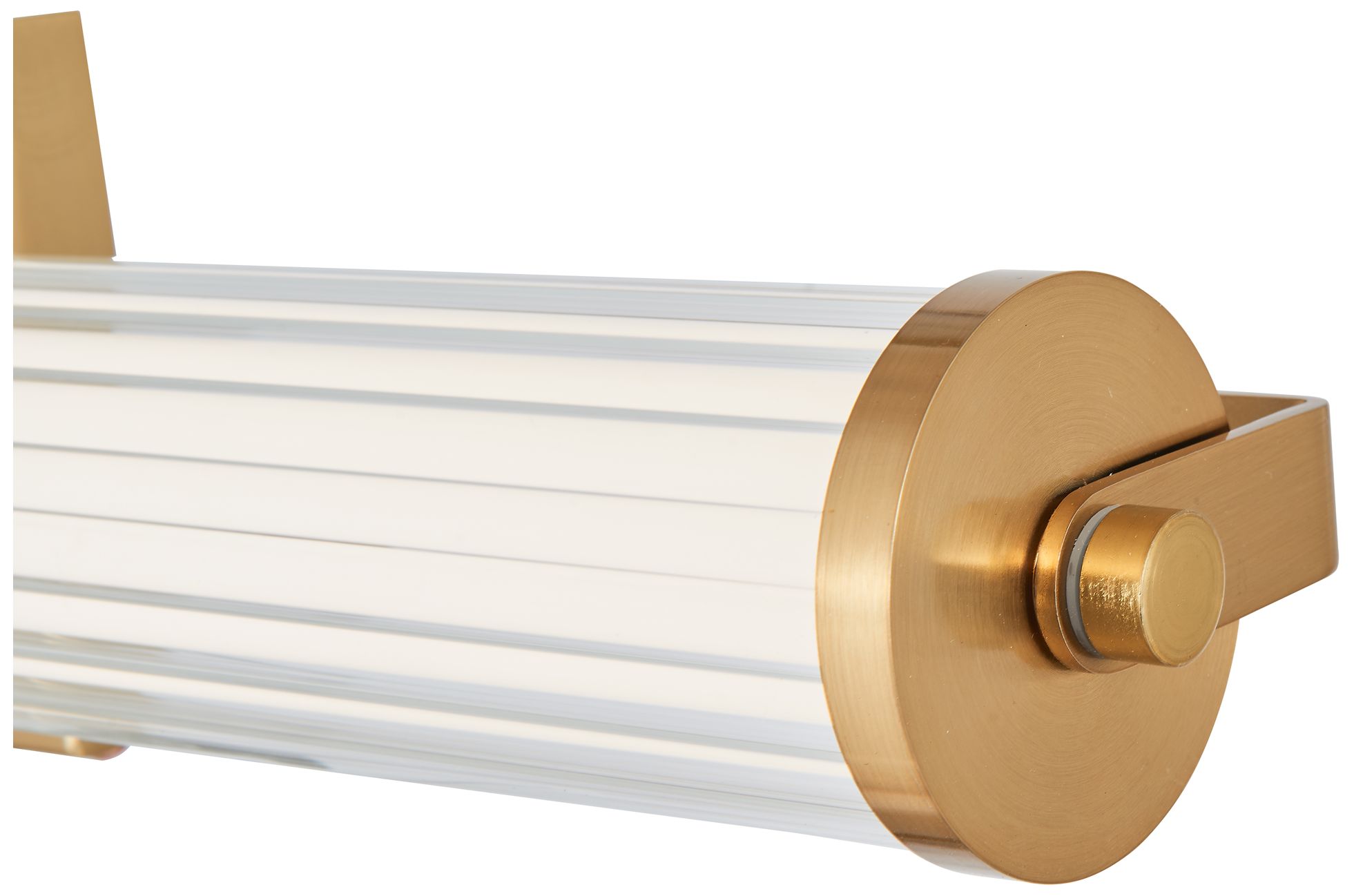 Image 3 Macie 24" Wide Brushed Brass LED Vanity Bath Light more views