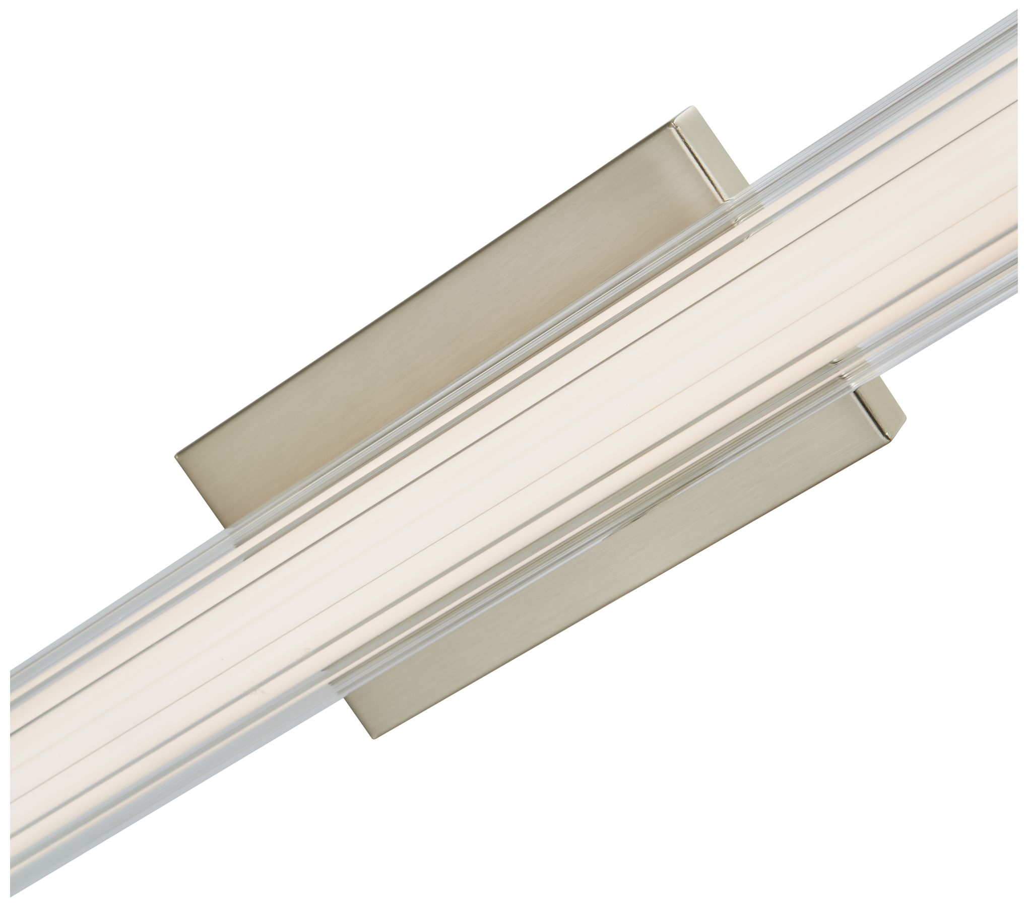 Image 3 Macie 24" Wide Brushed Nickel LED Vanity Bath Light more views