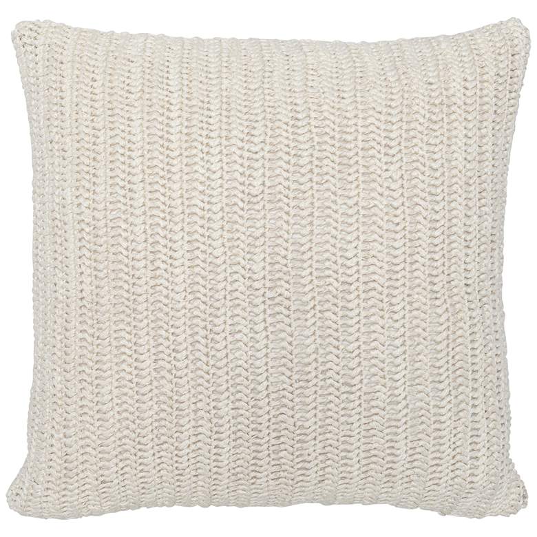 Image 1 Macie Ivory 22 inch Square Decorative Pillow