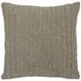 Macie Natural 22" Square Decorative Pillow