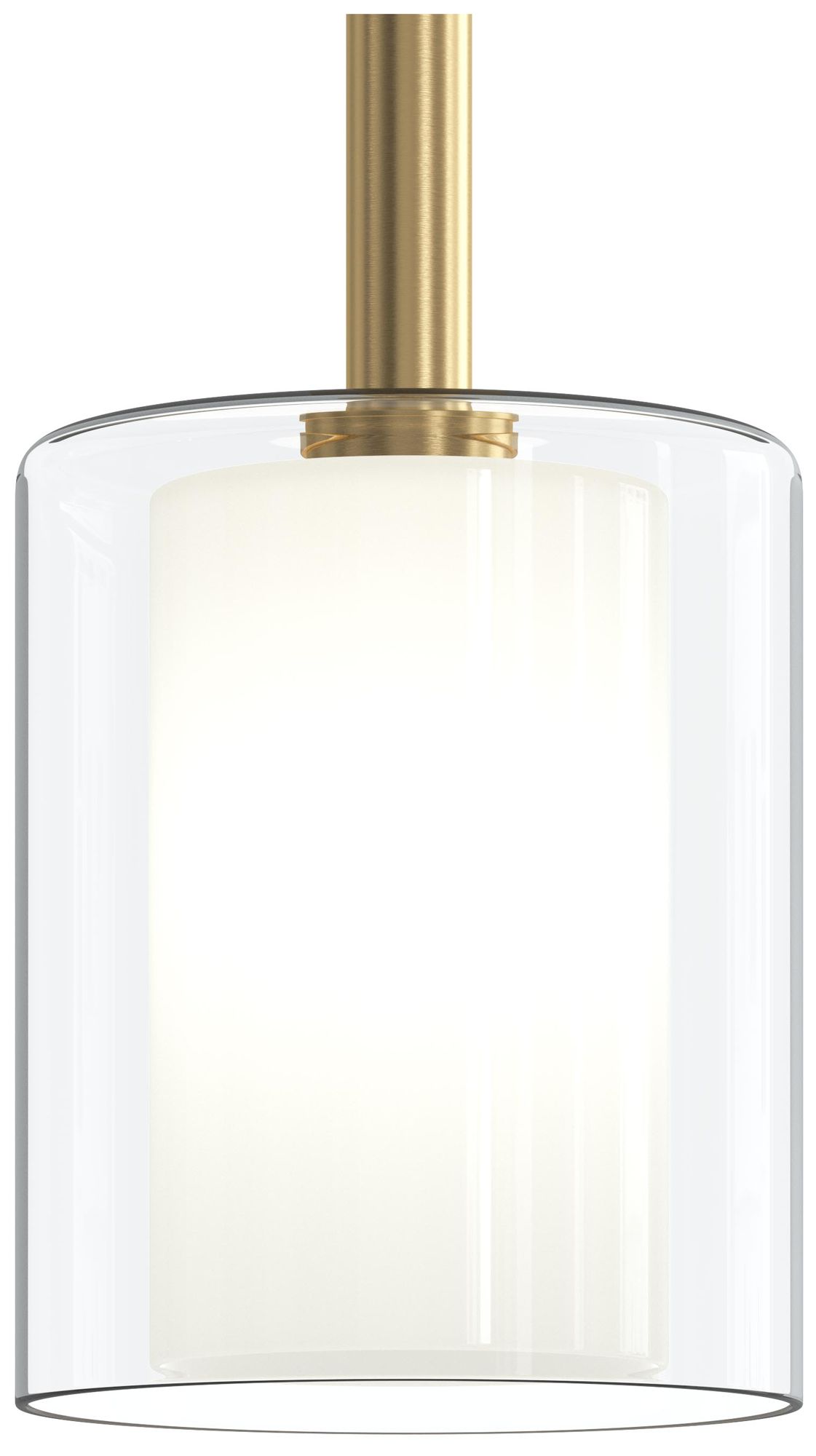 Mack One-Light Pendant with Layered Glass Shade