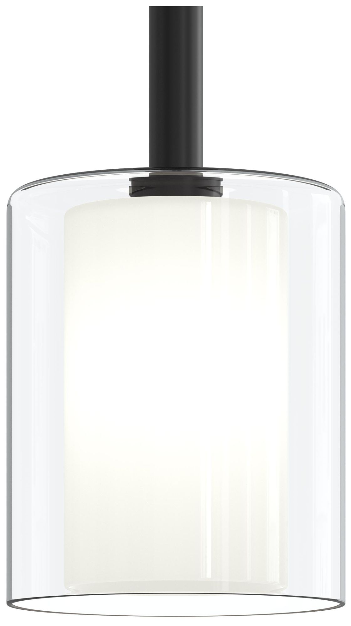Mack One-Light Pendant with Layered Glass Shade