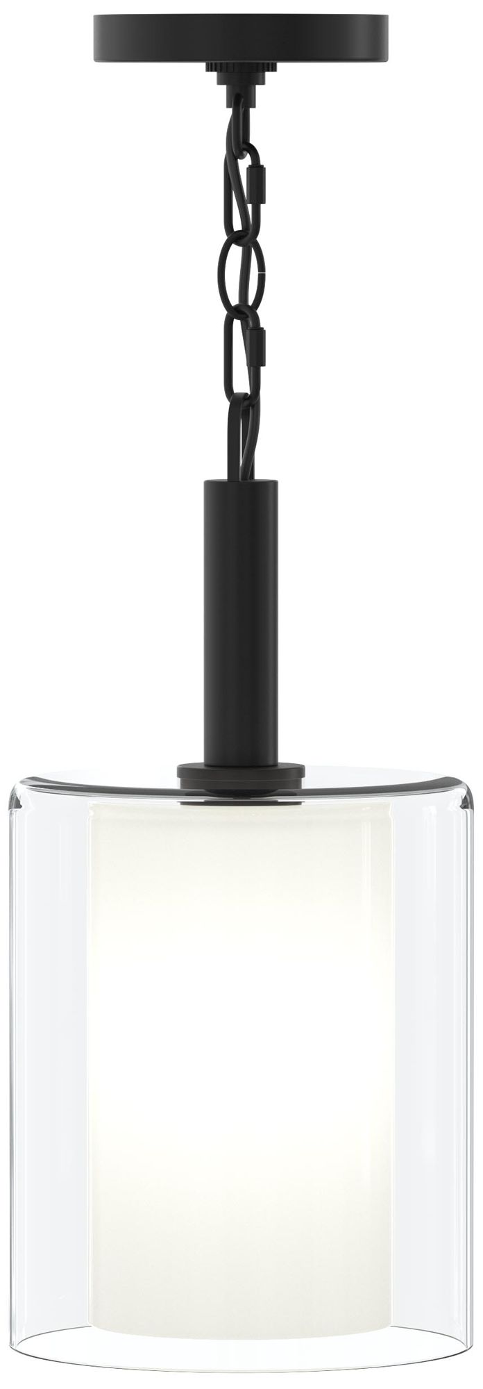 Mack One-Light Pendant with Layered Glass Shade