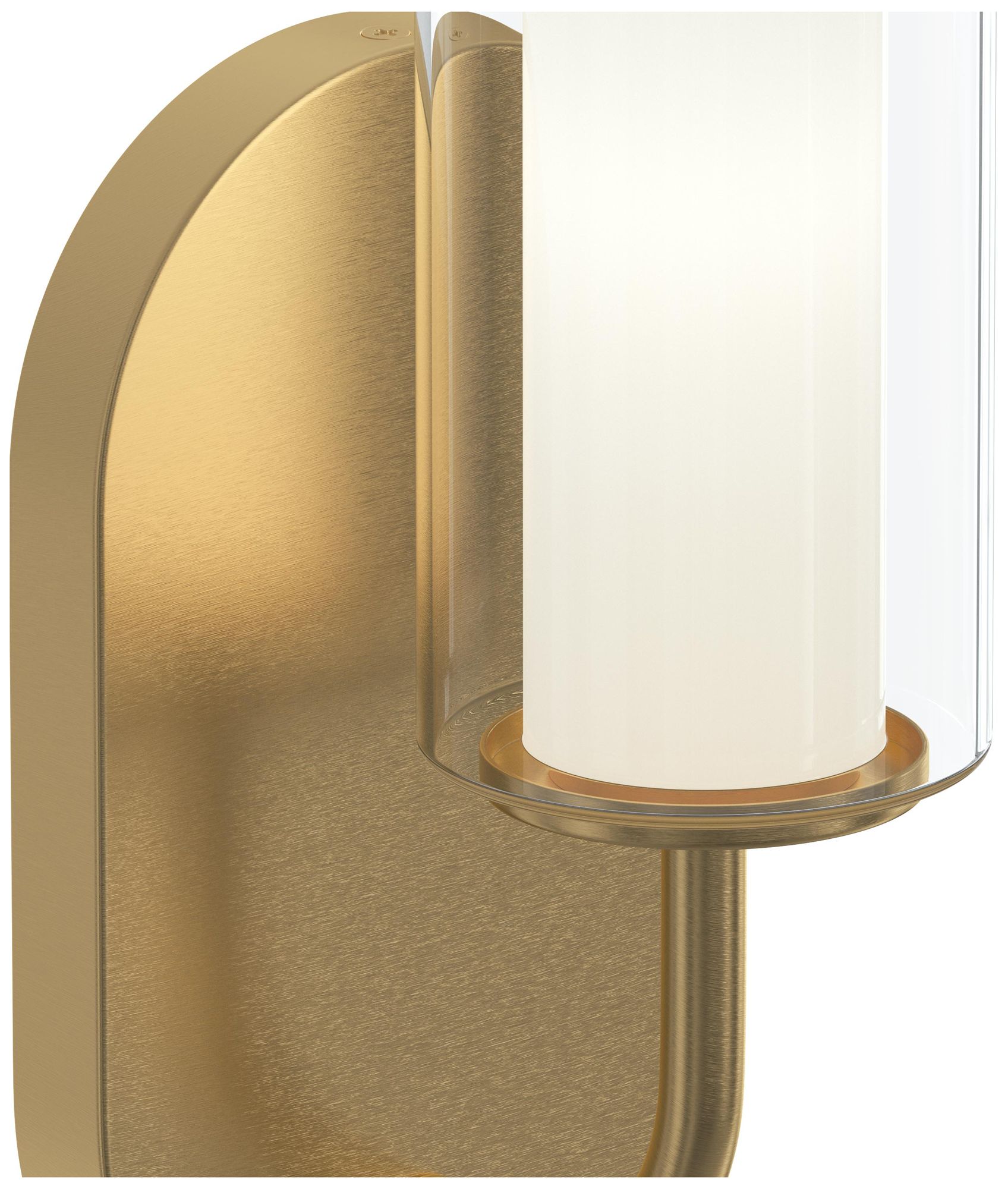 Image 7 Mack One-Light Wall Sconce with Layered Glass Shade more views
