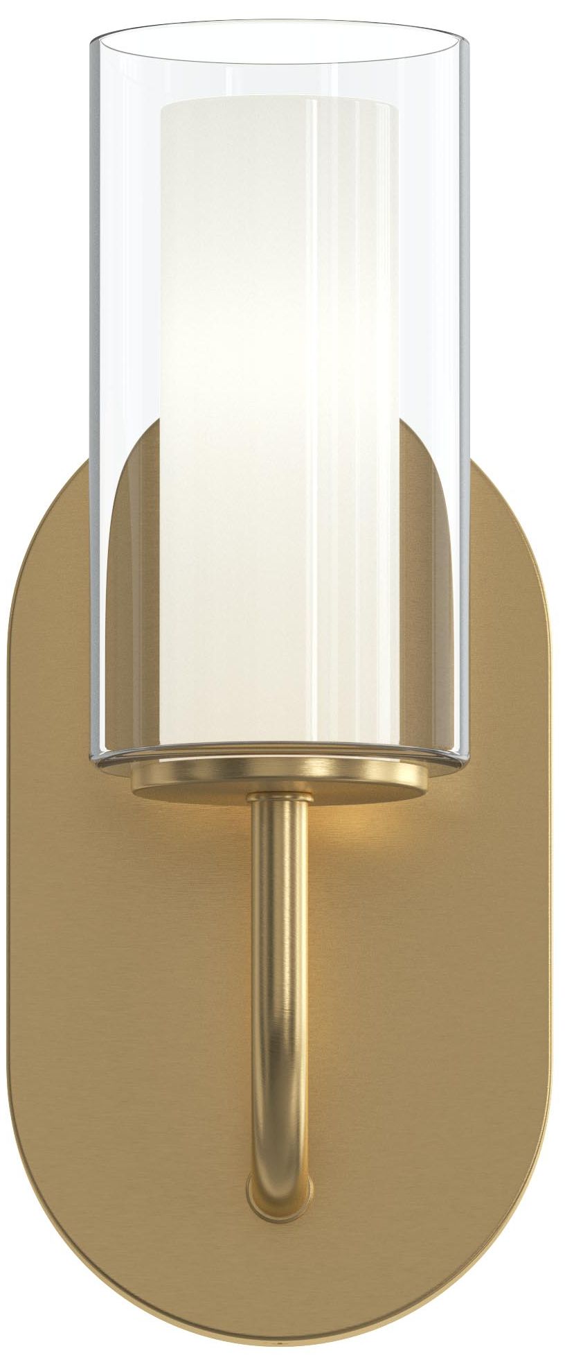 Mack One-Light Wall Sconce with Layered Glass Shade