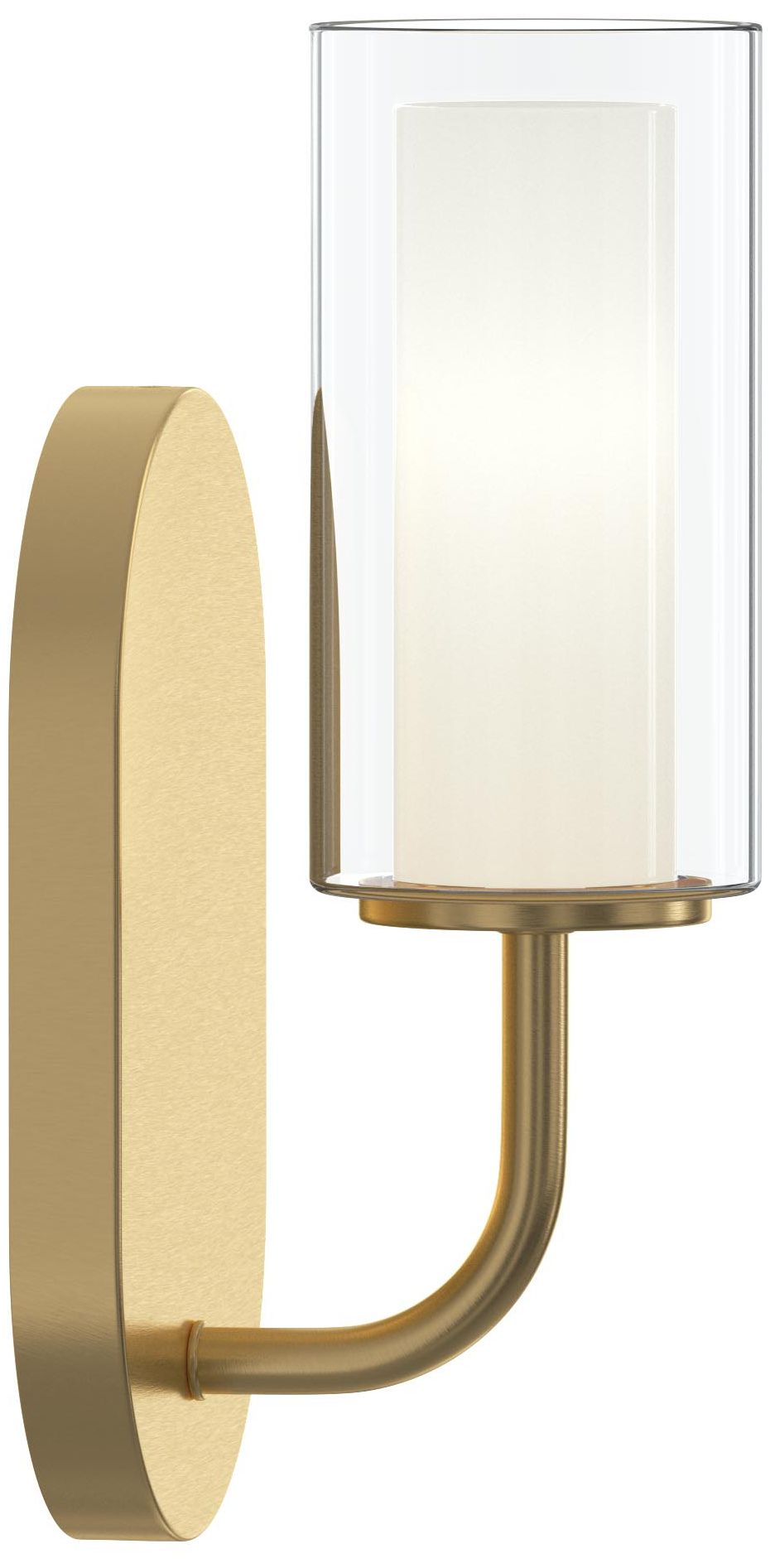 Mack One-Light Wall Sconce with Layered Glass Shade