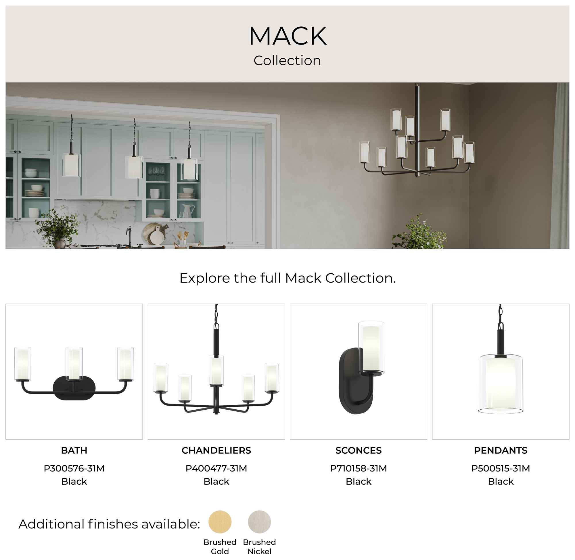 Mack One-Light Wall Sconce with Layered Glass Shade