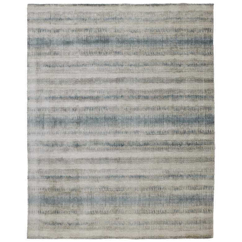 Image 1 Mackay Transitional Stripes Hand Woven Gray Area Rug 8824F