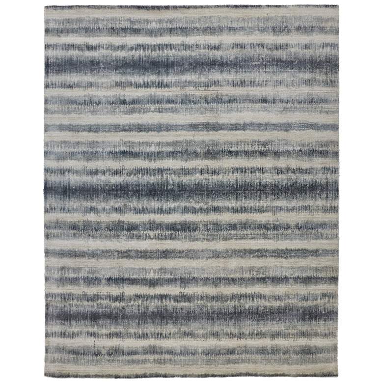 Image 1 Mackay Transitional Stripes Hand Woven Ivory Area Rug 8824F