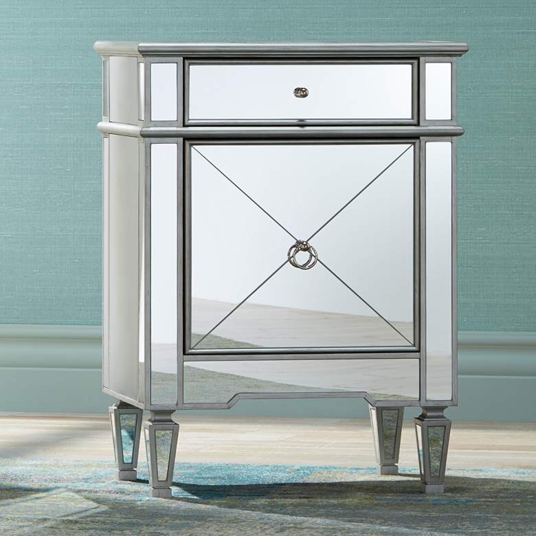 Image 1 Mackenzie 21 1/2 inch Wide Mirror Accent Table