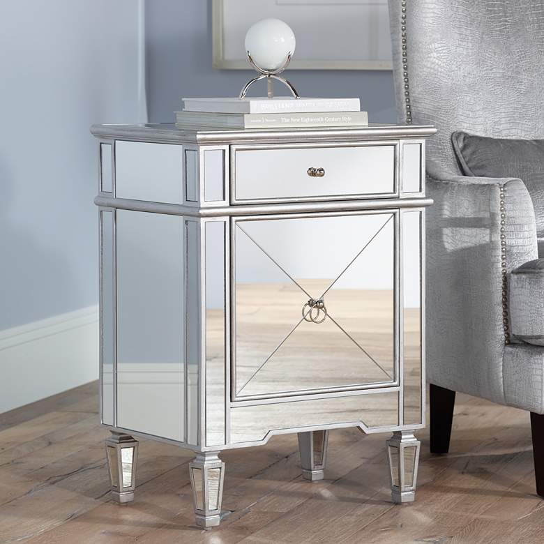 Image 1 Mackenzie 21 1/2" Wide Mirror Accent Table