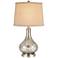 Mackenzie Silver Mercury Glass Gourd LED Table Lamp