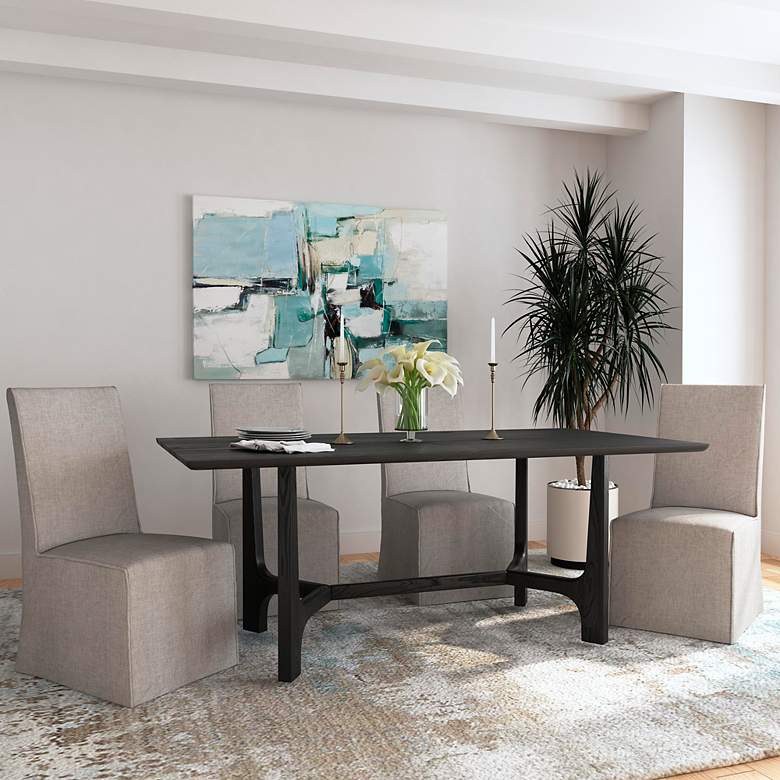 Image 3 Mackie 39" Contemporary Styled Dining Chair-Set of 2 more views