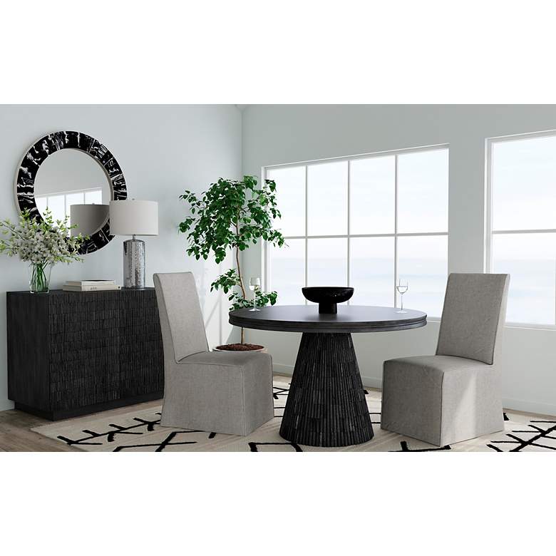 Image 4 Mackie 39" Contemporary Styled Dining Chair-Set of 2 more views