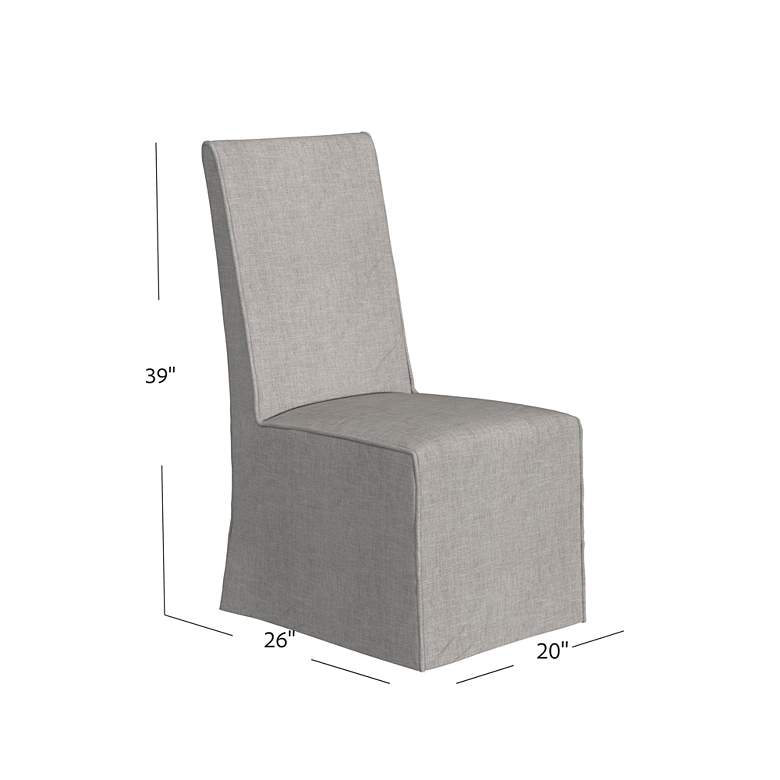Image 6 Mackie 39" Contemporary Styled Dining Chair-Set of 2 more views