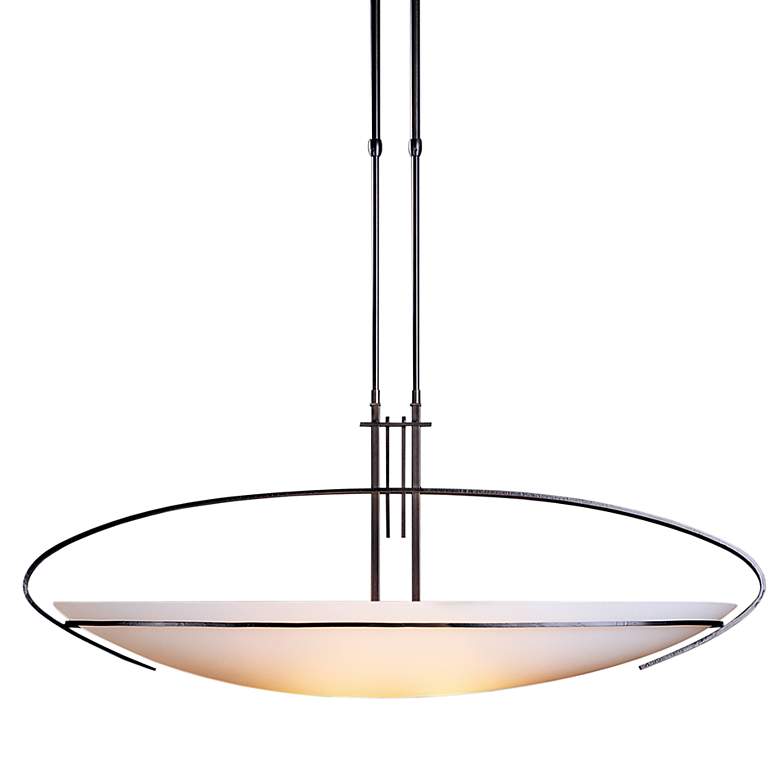 Image 3 Mackintosh 41" Wide Dark Smoke Oval Pendant Light